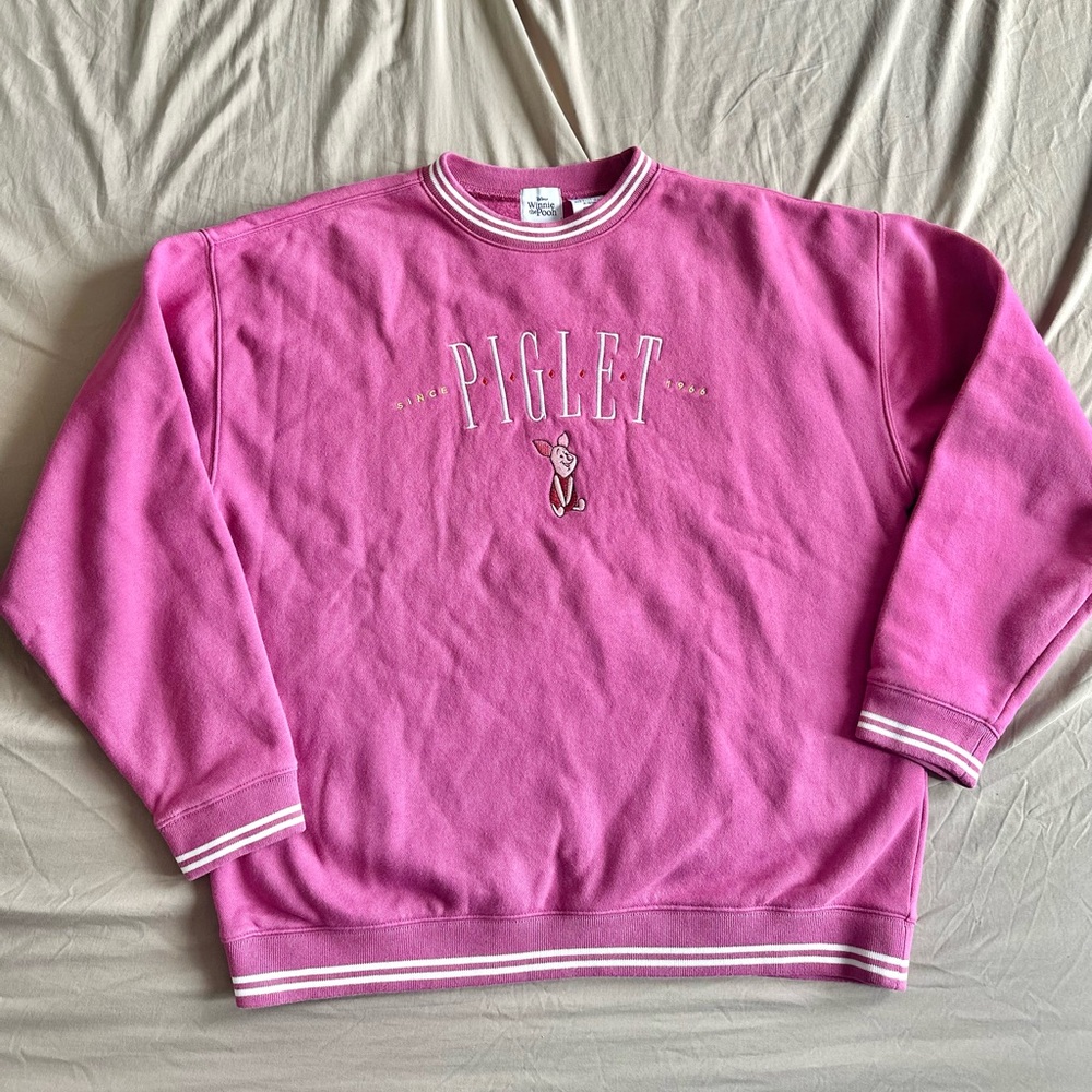 Disney Pink Piglet Crewneck Sweatshirt
